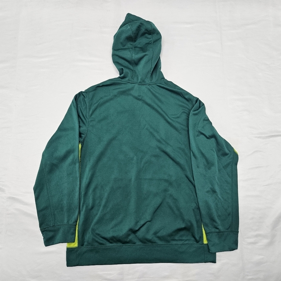 Nike XL, Green and Yellow, 100% Polyester Hoodie - Picture 9 of 9